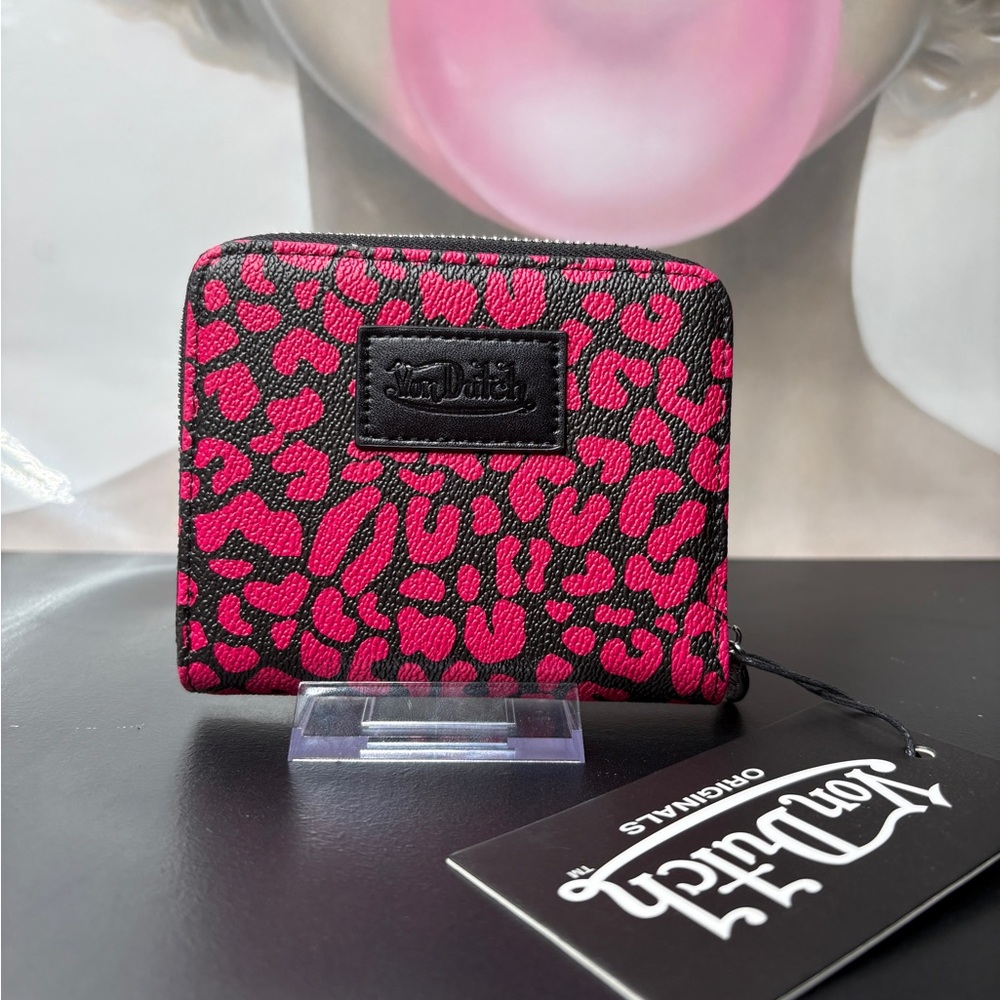 Von Dutch Hot Pink Cheetah Wallet